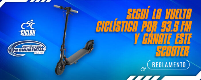 Concurso – GANATE UNA SCOOTER CON DEPORTES MONUMENTAL