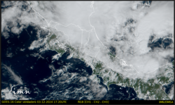 IMN reportó acumulados de hasta 170 mm de lluvia en el Caribe: Precipitaciones se seguirán extendiendo al Valle Central