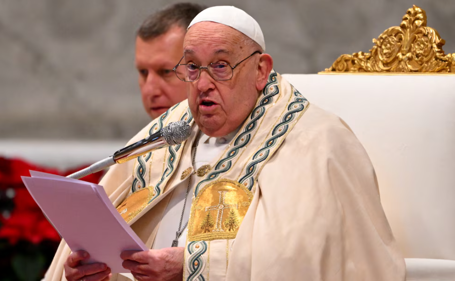 En su mensaje de Año Nuevo, el papa Francisco pidió proteger la vida desde la concepción a la muerte natural