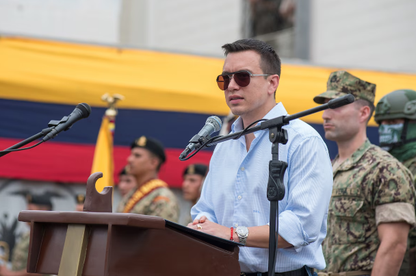 Daniel Noboa puso a un general al frente del ministerio del Interior en plena escalada de la violencia en Ecuador
