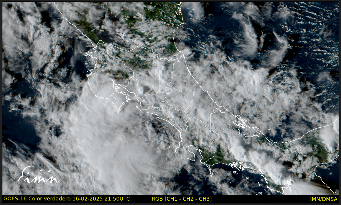 IMN prevé un inicio de semana con humedad que provocaría nubosidad y lluvias