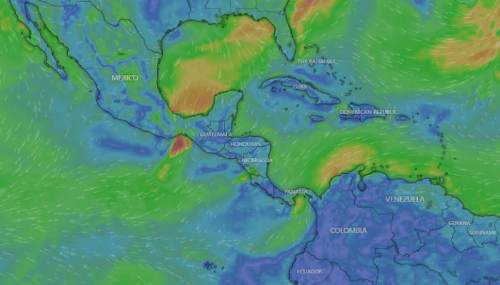 Empuje Frío No. 17 tendrá influencia indirecta sobre el país este fin de semana y provocará vientos acelerados