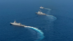 Estados Unidos, Japón y Filipinas realizaron ejercicios navales ante la vigilancia de un buque militar chino