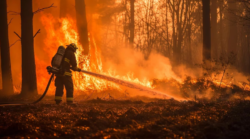 Alerta roja en ambas Carolinas por los incendios forestales que consumen cientos de hectáreas