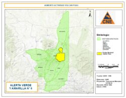 CNE eleva a alerta amarilla el Volcán Poás por aumento en actividad eruptiva