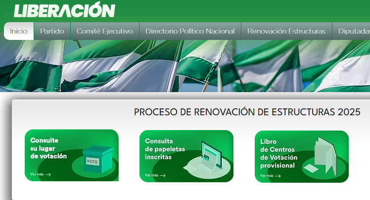 Ciudadanos ya pueden consultar su lugar de votación en la convención del PLN