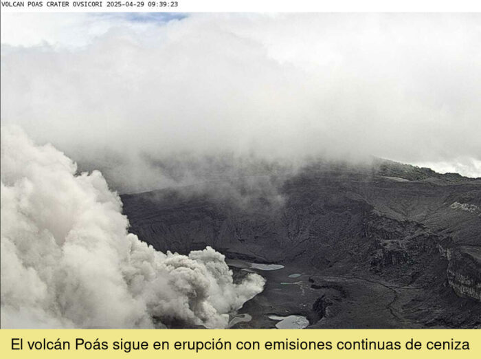 ¿Qué pasó con el Volcán Poás? OVSICORI identificó actividad variable