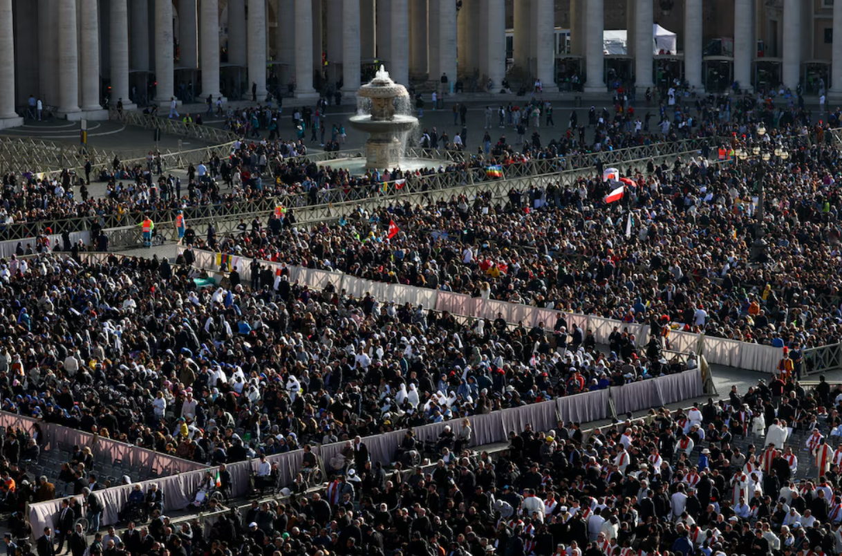 Cerca de 150 mil personas se encuentran en el Vaticano para el funeral del Papa Francisco