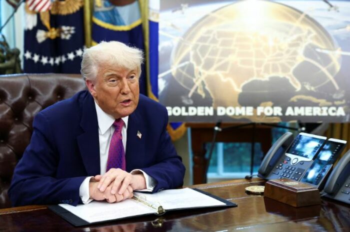 Donald Trump anunció que Estados Unidos construirá un sistema de defensa antimisiles llamado “Cúpula Dorada”
