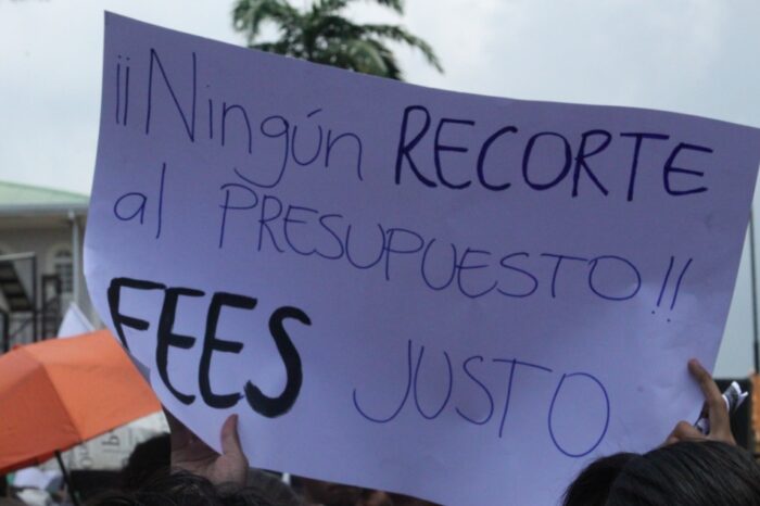 Estudiantes piden no iniciar negociaciones del FEES 2026 hasta que se giren todos los recursos de este año