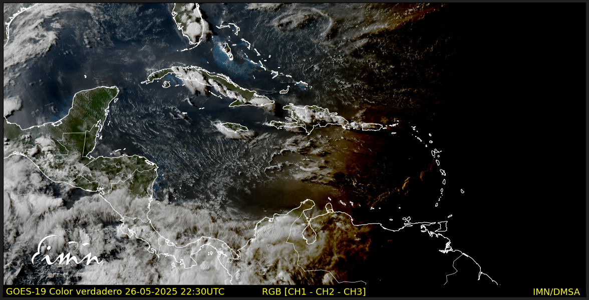 IMN prevé reforzamiento de lluvias por Onda Tropical No. 3 y da seguimiento a la No. 4