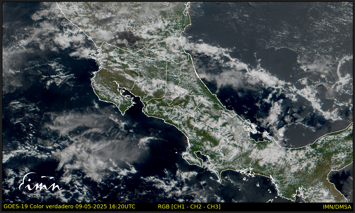 IMN pide precaución ante saturación de hasta 90% en los suelos del Pacífico Central y Sur
