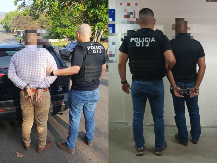 Detienen a dos funcionarios judiciales como sospechosos de peculado y estafa informática en Nicoya