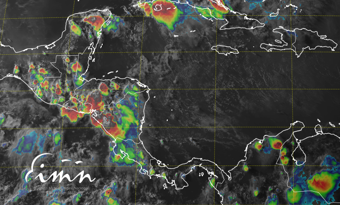 ¡Prepárese! IMN prevé tardes con fuertes aguaceros y tormentas eléctricas para esta semana