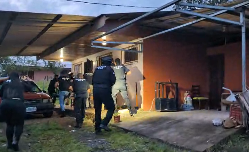 OIJ desarticula organización criminal en San Carlos y Pococí vinculada al ‘Diablo’