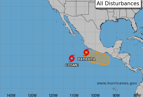 Primeras tormentas tropicales en el Pacífico no impactarán a Costa Rica: Se espera semana lluviosa por Onda Tropical No. 5