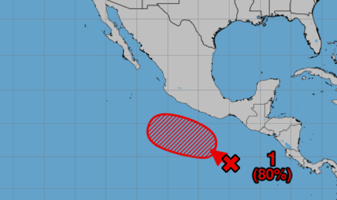 IMN da seguimiento a desarrollo de sistema de baja presión que aumentaría lluvias en el Pacífico
