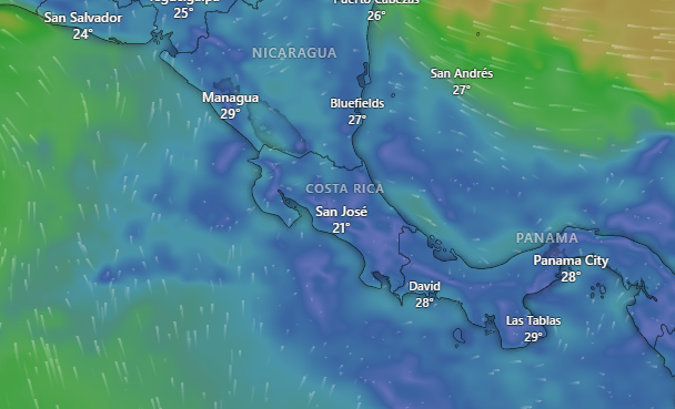 Fuertes aguaceros provocaron inundaciones en Sarapiquí y Curridabat tras paso de Onda Tropical No. 6