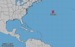 Se forma la tormenta tropical Andrea en el Atlántico, la primera de la temporada 2025