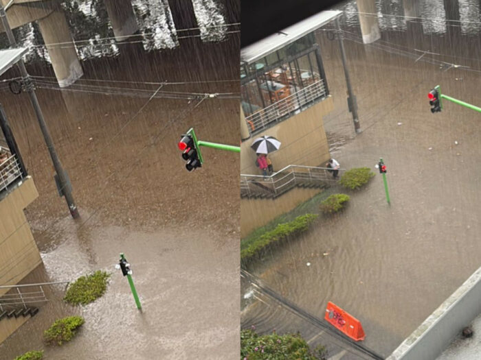 Aguaceros intensos con tormentas eléctricas provocaron inundaciones y deslizamientos en distintos sectores