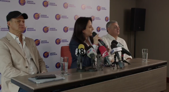 Natalia Díaz será candidata presidencial de Unidos Podemos: Jorge Ocampo y Luis Diego Vargas aspiran a vicepresidencias