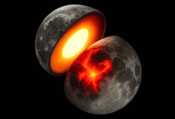 La Luna reveló un desequilibrio interno inesperado, según un estudio de la NASA