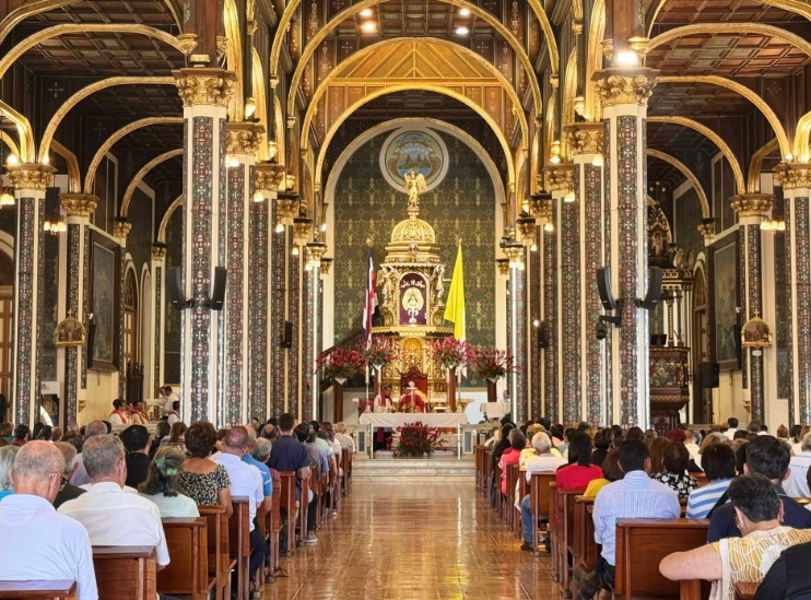 Actividades religiosas previo a la Romería iniciaron este miércoles en la Basílica de los Ángeles
