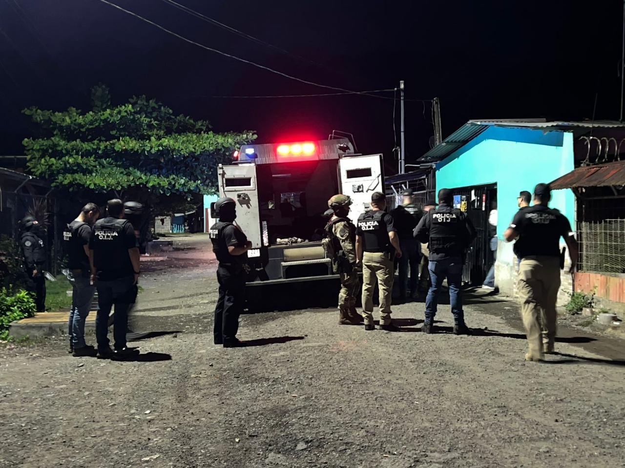 OIJ desarticula banda ligada a 15 homicidios en Matina que operaba bajo órdenes desde prisión