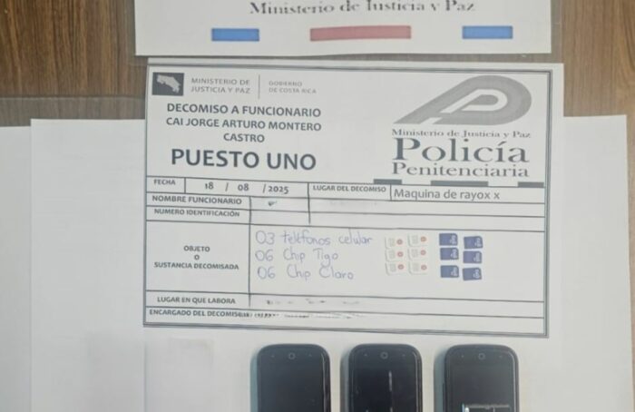 Policía penitenciario intentó introducir 3 celulares camuflados en envoltorios de jabón a La Reforma