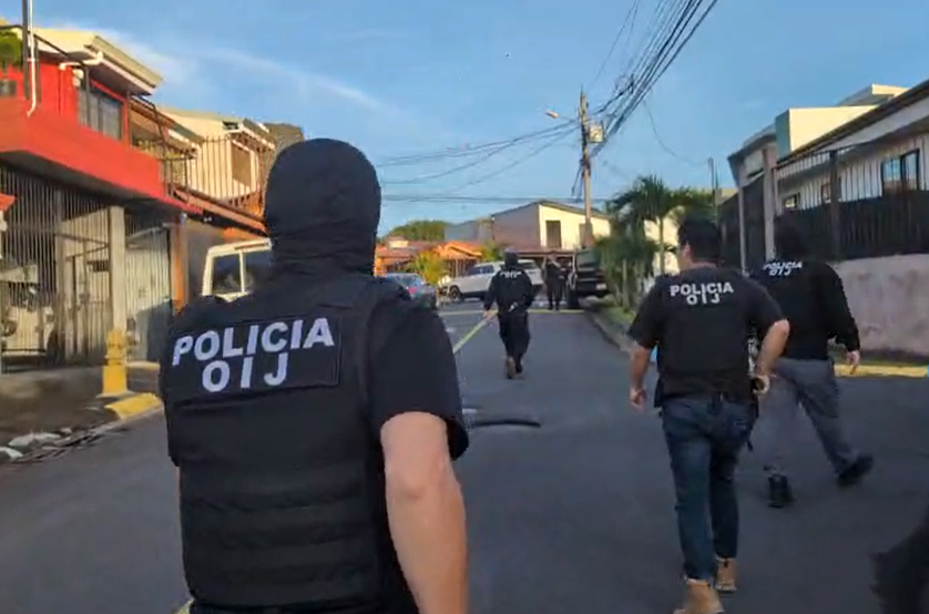 OIJ desarticula banda de aparente lavado de dinero en Heredia: Tendría vínculos con casos “gota a gota”