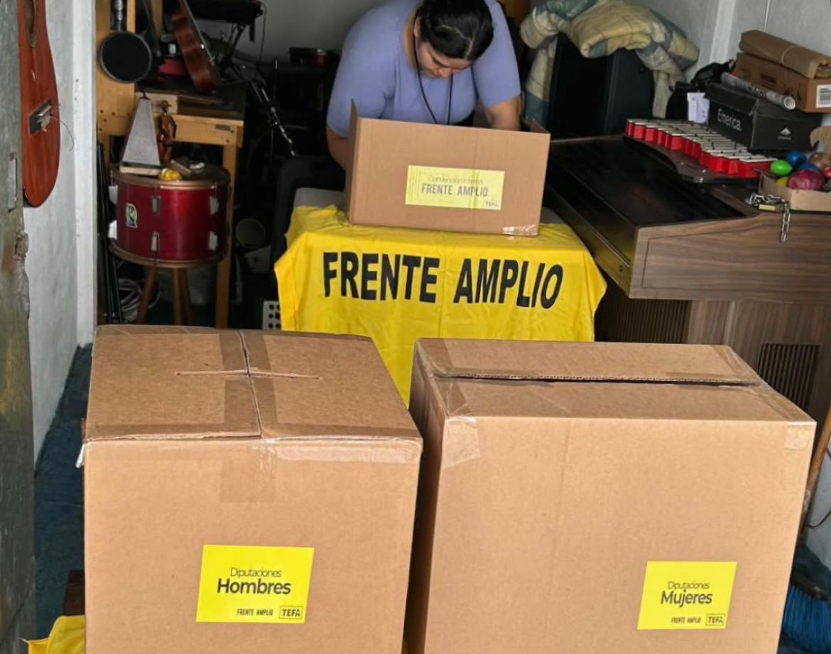 Frente Amplio realizó convención interna este domingo para elegir candidaturas a diputación