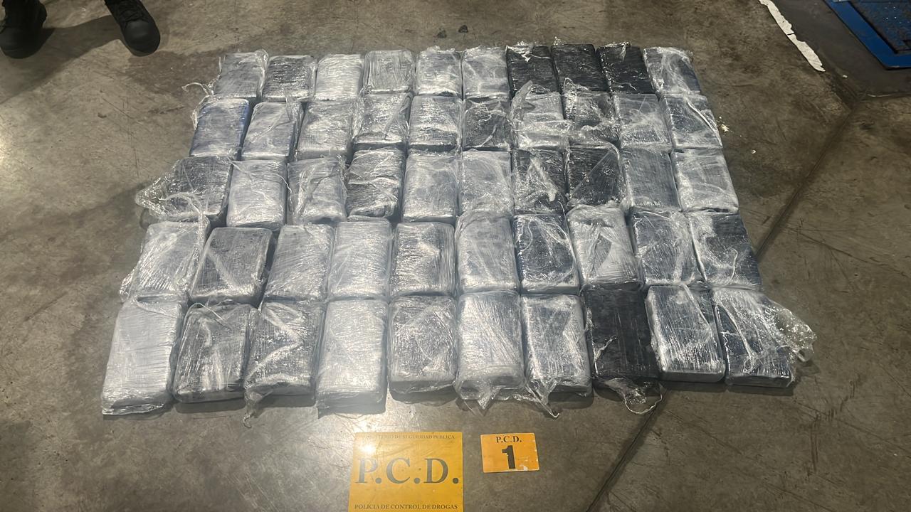 Autoridades decomisan 50 paquetes de cocaína en contenedor de banano con destino a Bélgica