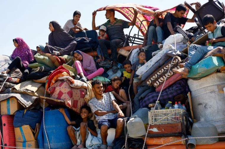 Crisis humanitaria en Gaza: al menos 150 mil personas se desplazaron para evitar la zona de combates entre Israel y el grupo terrorista Hamas