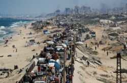 Israel habilitó un corredor temporal para la salida de civiles desde Ciudad de Gaza en medio de su ofensiva terrestre
