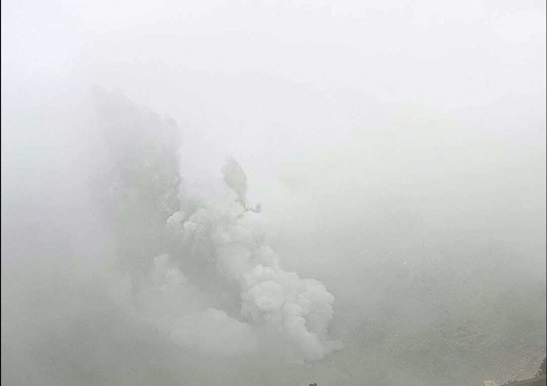 OVSICORI alerta sobre nuevo riesgo de erupciones vapor y gases en el volcán Poás