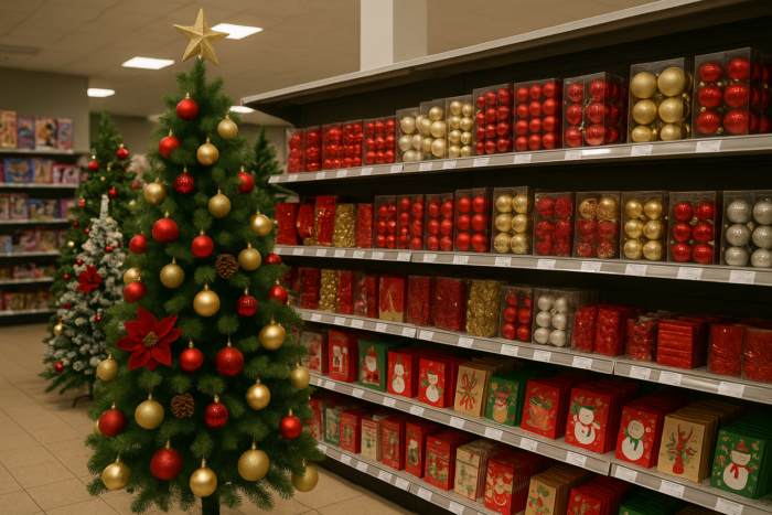 Cámara de Comercio confirma que tiendas ya empezaron a colocar mercadería navideña