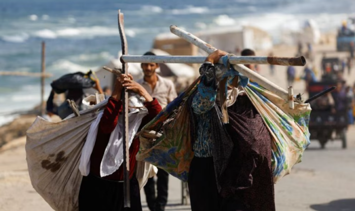 El Ejército de Israel informó que ya son más de 750.000 los palestinos desplazados en Gaza