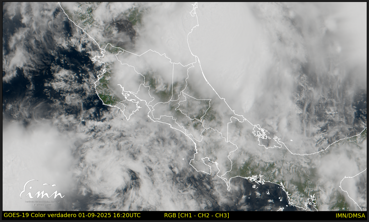 IMN advierte por altos acumulados de lluvia en el Pacífico tras paso de Onda Tropical No. 27