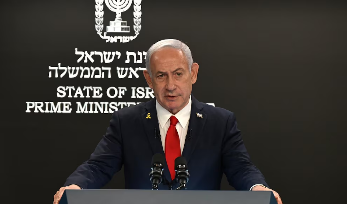 Israel colocó altavoces para que los palestinos y los rehenes en Gaza escuchen el discurso de Netanyahu