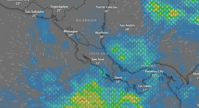 Vaguada provocará aumento de lluvias en el país para los próximos días