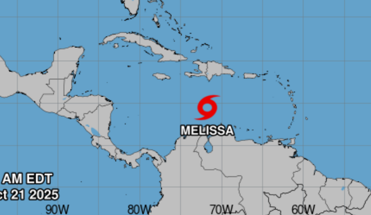 IMN prevé influencia indirecta y reforzamiento de lluvias por formación de tormenta tropical Melissa