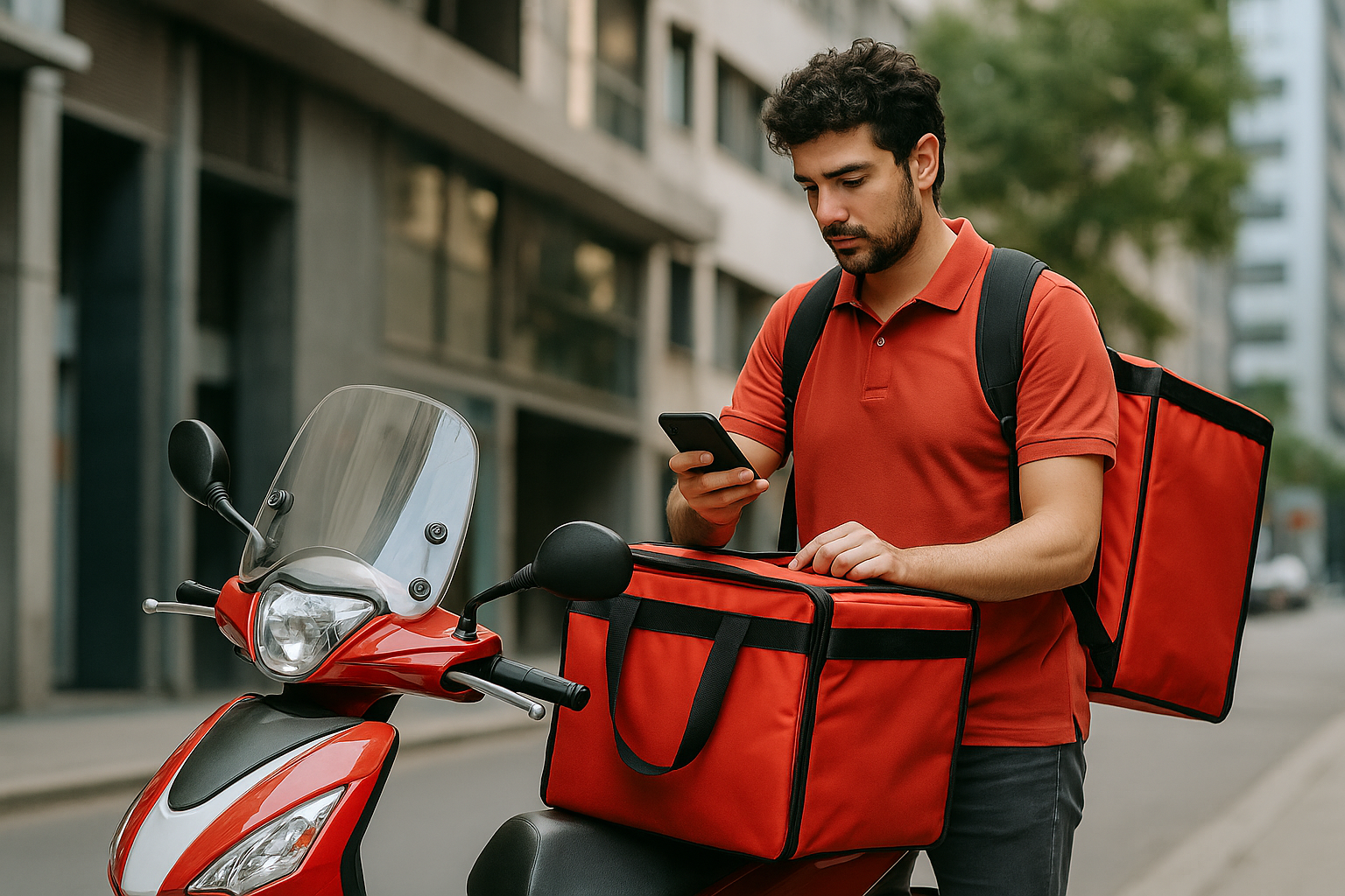 Avanza plan para reconocer derechos labores de repartidores de plataformas digitales