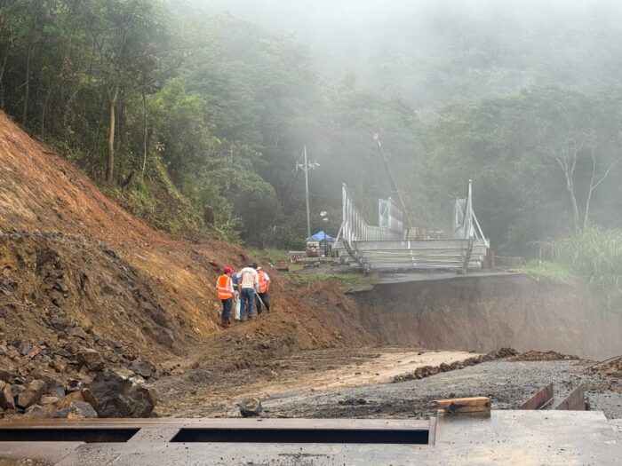 MOPT prevé habilitar el paso por puente modular en Cambronero dentro de 15 días