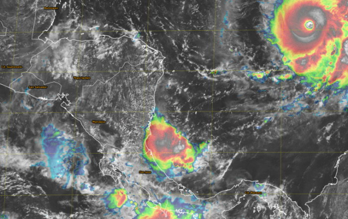 ¡Mucha precaución! Semana inicia con fuertes aguaceros por afectación indirecta del Huracán Melissa