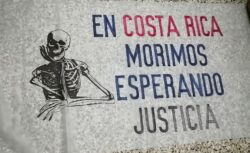 Víctimas de Aldesa se manifiestan: “En Costa Rica morimos esperando justicia”