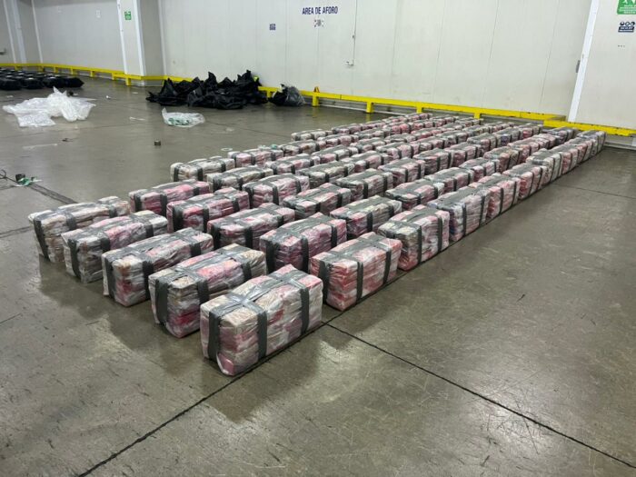 Encuentran 3 toneladas de cocaína en contenedor que iba para Alemania