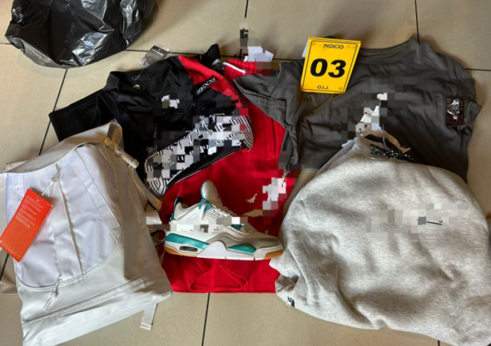 OIJ realizó 20 allanamientos para desarticular organización que vendía vestimenta falsificada