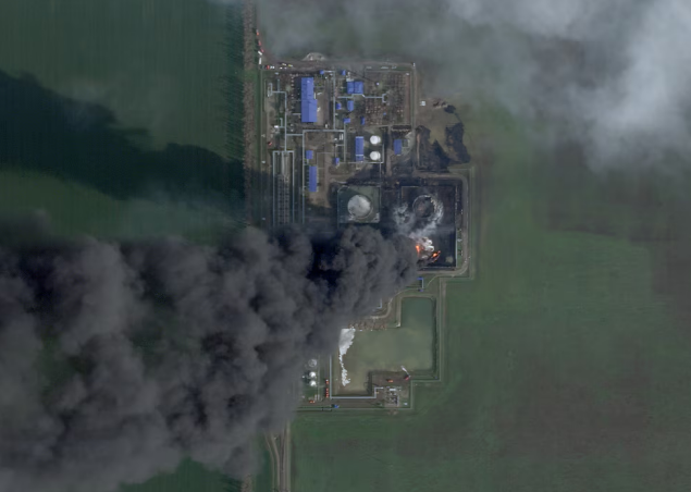 Las Fuerzas Armadas de Ucrania atacaron dos refinerías de petróleo ruso claves para el suministro militar