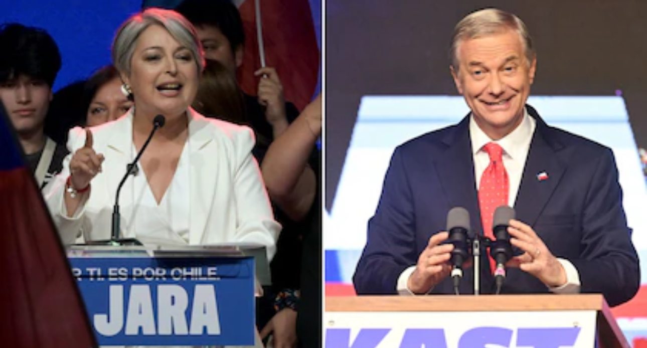 Jeannette Jara y José Antonio Kast disputarán la presidencia de Chile en el balotaje