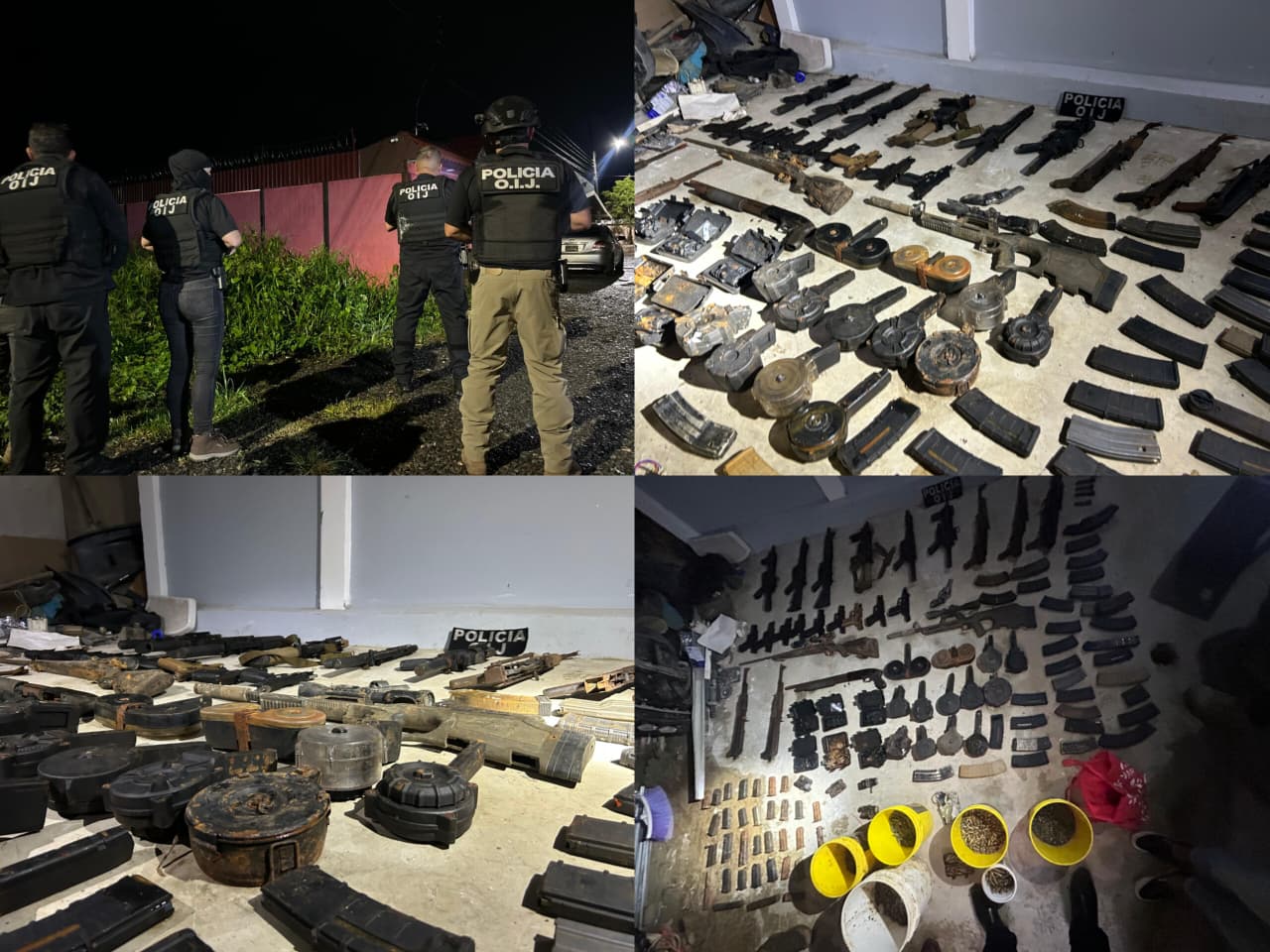 OIJ realizó 12 allanamientos en Limón por homicidios ligados a «facción» cercana a Cartel Caribe Sur